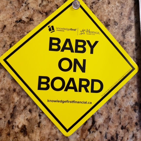 Baby on board sign, wipe case and nasal aspirator all brand new - Picture 1 of 3